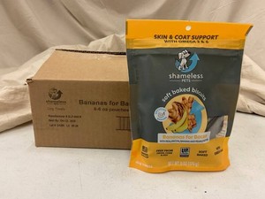 Shameless Pets Bananas for Bacon Dog Treats 6oz (Lot of 6)