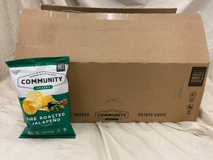 Community Snacks Fire Roasted Jalapeno Chips - Case of 25 2 Oz Bags