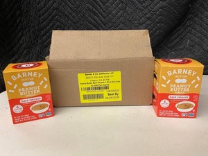 Barney Butter Bare Smooth Peanut Butter Dip Cups - Case of 6 Cartons