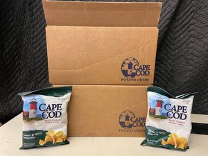 Cape Cod Sweet & Spicy Jalapeno Kettle Chips - 2 Cases of 6 (12 Bags)