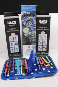 Make Market & Diamond Dotz Kits With Crochet hooks Set