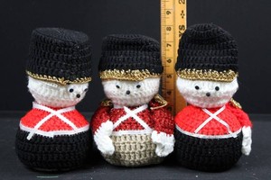Crocheted Nutcracker Figures - 8H