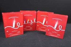 Wondershop at Target Mini Lights - Clear & Multicolor (Lot of 4)