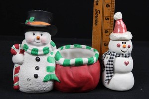 Christmas Snowman Mixed Decor - 3-Piece Group