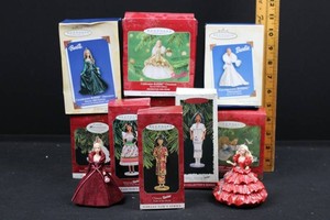 Barbie Keepsake Christmas Ornaments Mixed Lot
