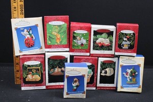 Hallmark Keepsake Cat Christmas Ornaments - Mixed Lot