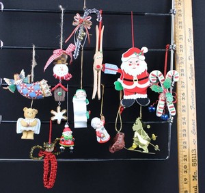 Assorted Christmas Holiday Ornaments (Lot of 13)