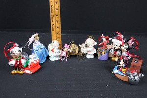 Disney Character Christmas Ornaments & Figurines Mixed Lot (Lot of 12)