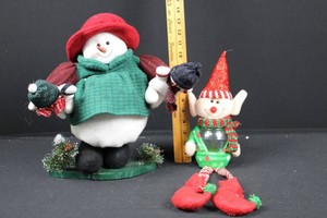 Snowman Christmas Decorations (Lot of 2)