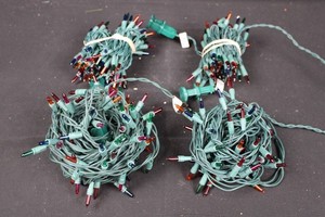 Multicolor Christmas String Lights - 4-Strand Set