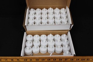 White LED Tealight Candles (Lot of 43)