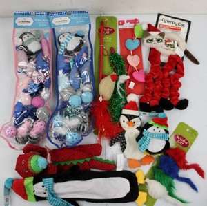 Pet Holiday Collection & Assorted CatDog Toys Mixed Lot
