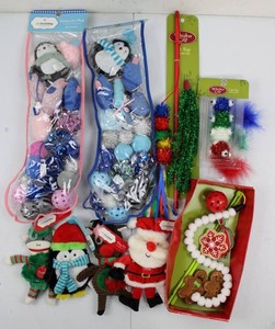 PetHoliday, Whisker City & Crinkle Seasonal Pet Toys Mixed Lot