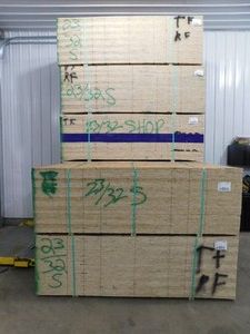 LOT OF 42 SHEETS  2332 (34) 4x8 OSB Sheathing Panels