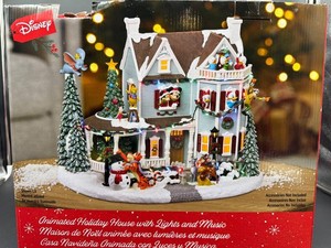 Disney Animated Holiday House With Lights & Music - 12 X 15