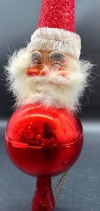 Vintage Santa Claus Christmas Tree Topper - 13
