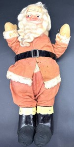 Vintage 20-Inch Santa Claus Holiday Figure - Damaged Nose