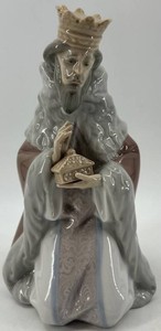 Lladro Porcelain King Figurine With Original Box #3