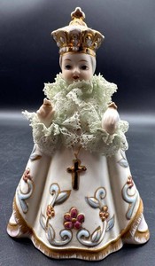 Lefton China Hand-Painted Infant of Prague Porcelain Figurine