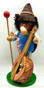 Vintage Steinbach S 757 Minnesanger Wooden Incense Smoker