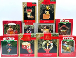 Hallmark Keepsake Chris Mouse Christmas Ornaments (Lot of 10)
