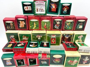 Vintage Hallmark Keepsake Miniature Christmas Ornament Mixed Lot