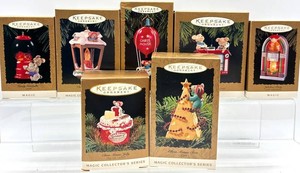 Vintage Hallmark Keepsake Chris Mouse & Magic Ornaments Mixed Lot of 7