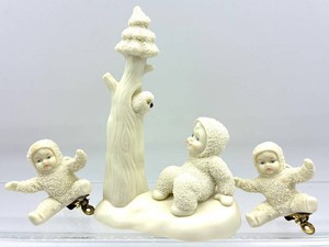 Vintage Department 56 Owl-Ways Watching Over You Figurine and Clip-on Ornaments