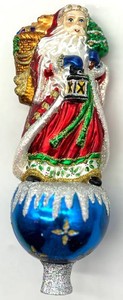 Christopher Radko Santa Christmas Tree Topper
