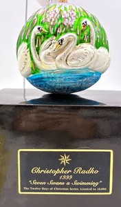 Christopher Radko Seven Swans a Swimming Ornament 1999 - Limited Edition