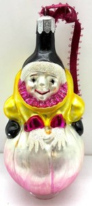 Christopher Radko Clown Christmas Ornament