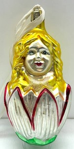 Christopher Radko Tulip Fairy Glass Christmas Ornament