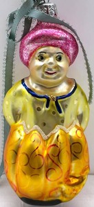 Christopher Radko Aladdin Genie Glass Christmas Ornament