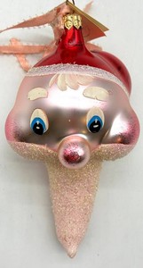 Christopher Radko Cheeky St. Nick Santa Ornament