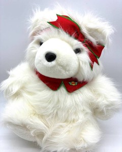 Vintage 1987 Santa Bear Holiday Plush