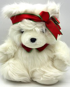 Vintage 1987 Santa Bear Plush