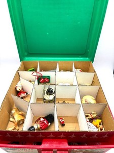 StyleMaster Christmas Storage Box With Assorted Ornaments