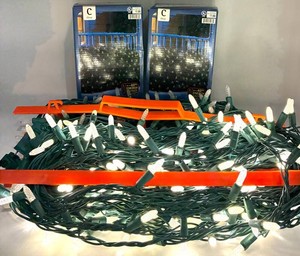 Clear Christmas Net Lights 6 X 4 Ft, 150 Mini Lights (Lot of 2)