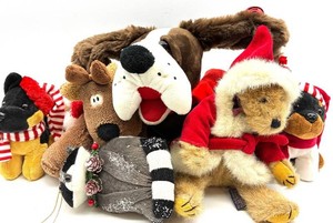 Holiday Stuffed Animal Mixed Lot - 6-Piece - Singing and Ear Flapping Dog
