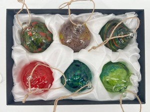 Colorful Art Glass Hanging Ornaments (Lot of 6) #2