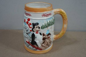 Pabst Brewing Co Hamms Bear Beer Stein