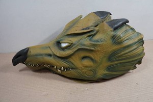 Vintage Cinema Secrets Dragon Latex Halloween Mask