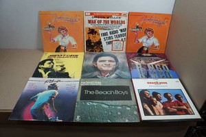 Assorted Vinyl Records - American Graffiti Sound Track, Orson Welles, Johnny Cash, Ringo Starr