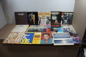 Assorted Vinyl Records - Elvis, The Beach Boys, Rod Stewart, Box Tops, Jesus Christ Superstar
