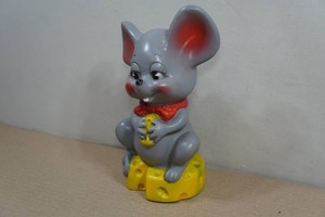 Plastic Mouse Piggy Bank