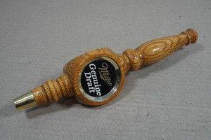 Wood Miller Genuine Draft Tap Handle