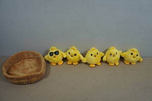 Emotional Support Chickies Plush Toys with Nest