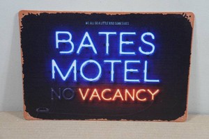 Novelty Metal Sign - Bates Motel