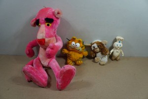 Vintage Character Toys - Pink Panther, Gizmo, Garfield