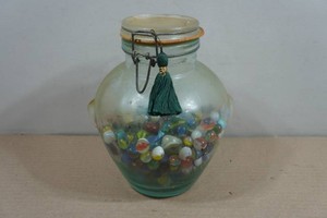 Jar of Antique Marbles